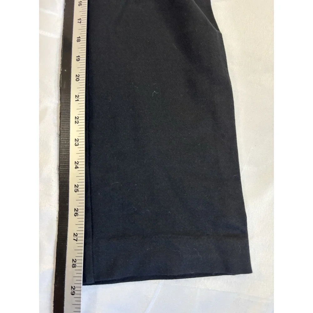 International Concepts Women's 6S Black Pull On Pants Workwear Stretch Trousers